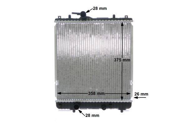 Mahle CR837000S Kühler, Motorkühlung