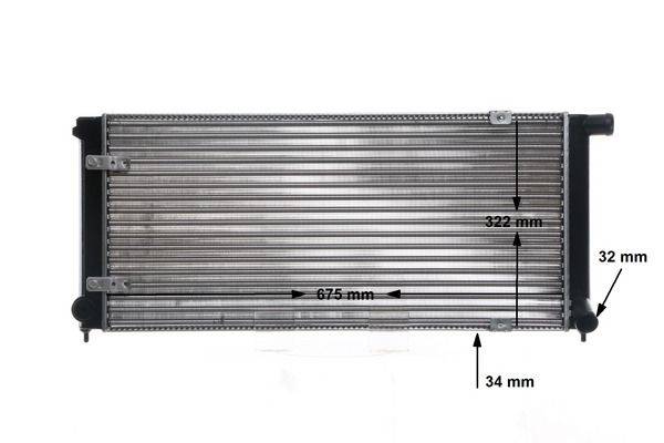 Mahle CR407000S Kühler, Motorkühlung