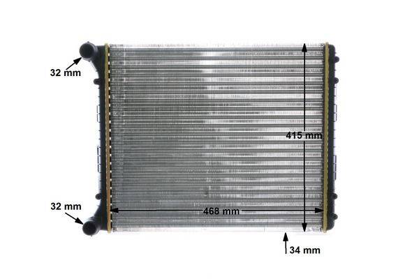 Mahle CR1418000S Kühler, Motorkühlung