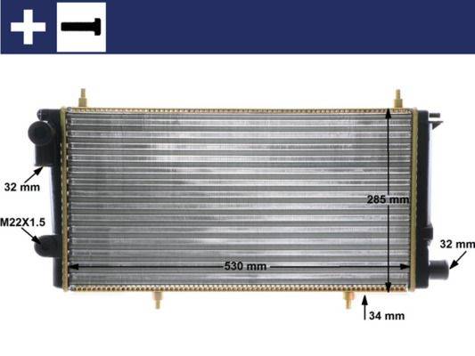 Mahle CR431000S Kühler, Motorkühlung