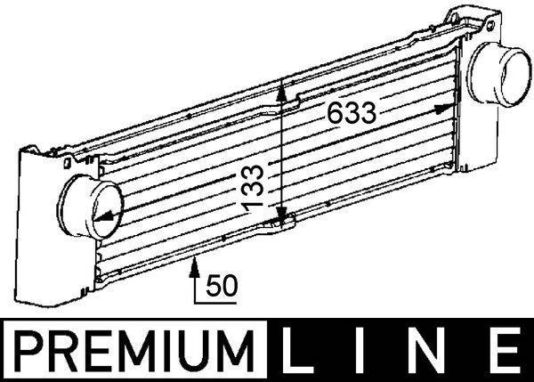 Mahle CI81000P Ladeluftkühler