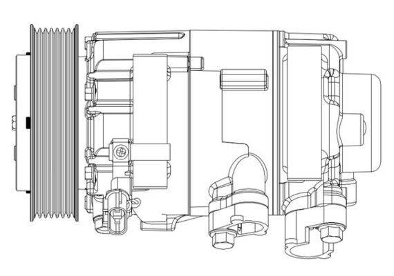 Mahle ACP632000P Kompressor, Klimaanlage