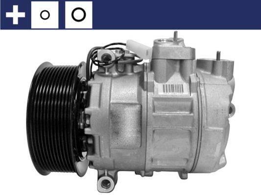 Klimakompressor 24 V Ø 130 mm MAHLE für u.a. MERCEDES-BENZ ACTROS