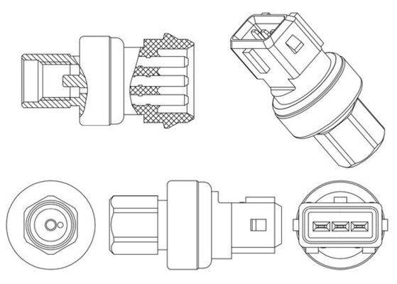 Mahle ASE14000P Druckschalter, Klimaanlage
