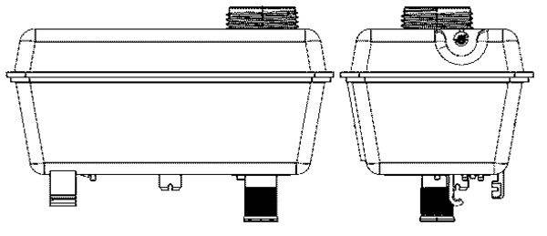 Mahle CRT27000S Ausgleichsbehälter, Kühlmittel