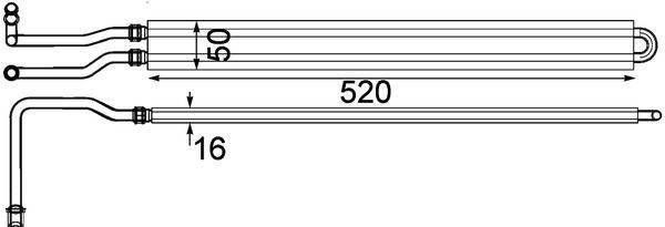 Mahle CLC229000P Ölkühler, Motoröl