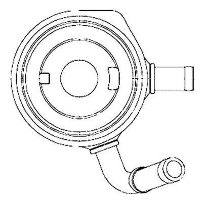 Mahle CLC195000S Ölkühler, Motoröl