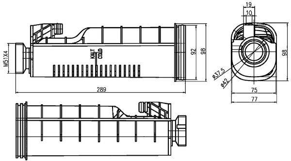 Mahle CRT114000S Ausgleichsbehälter, Kühlmittel