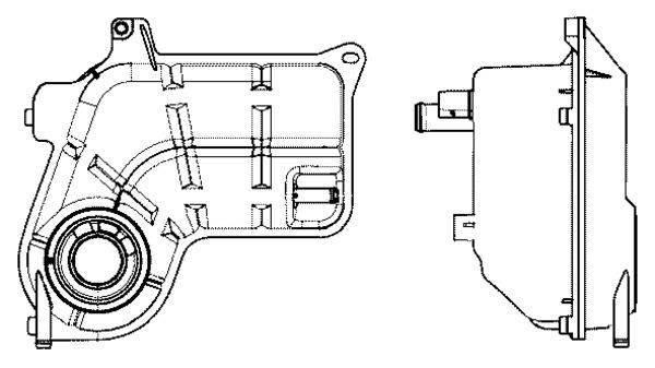 Mahle CRT26000S Ausgleichsbehälter, Kühlmittel