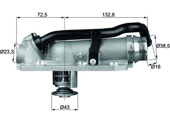 Mahle TM8105 Thermostat, Kühlmittel