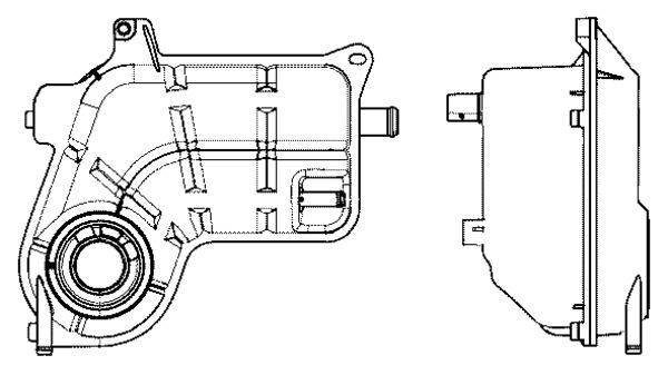 Mahle CRT25000S Ausgleichsbehälter, Kühlmittel