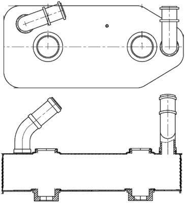 Mahle CLC178000S Ölkühler, Automatikgetriebe