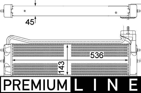 Mahle CLC110000P Ölkühler, Motoröl
