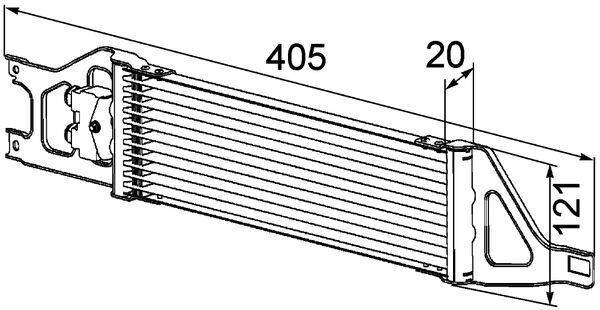 Mahle CLC57000P Ölkühler, Automatikgetriebe