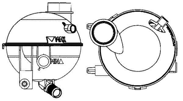 Mahle CRT14000S Ausgleichsbehälter, Kühlmittel