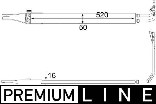 Mahle CLC10000P Ölkühler, Lenkung