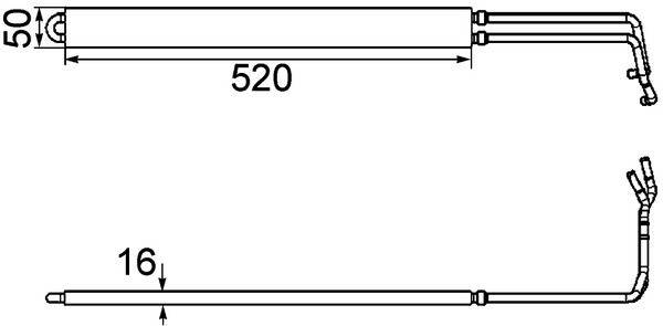 Mahle CLC103000P Ölkühler, Lenkung