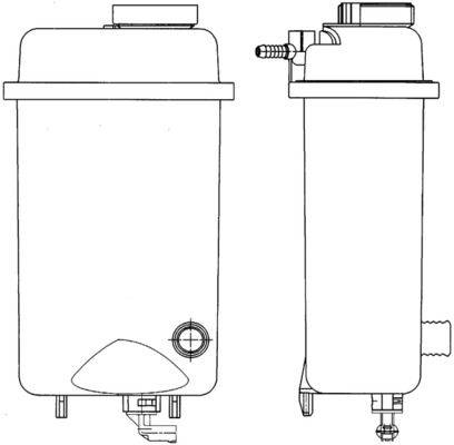 Mahle CRT52000S Ausgleichsbehälter, Kühlmittel