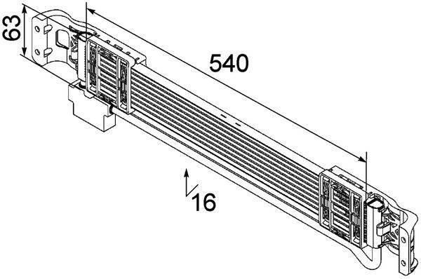 Mahle CLC69000P Ölkühler, Motoröl