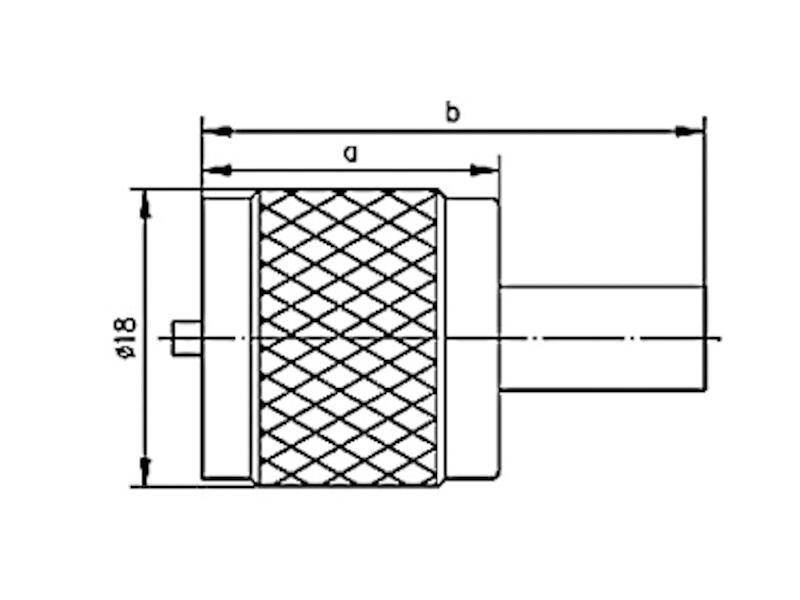 Telegärtner J01040A0001 UHF-Crimpstecker für RG-58C/U