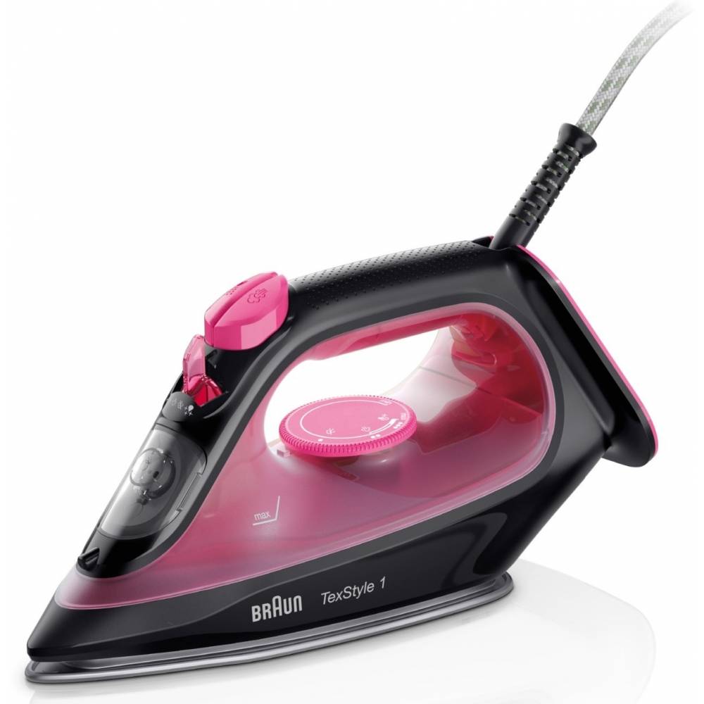 Braun TexStyle 1 - Trocken- & Dampfbügeleisen - Keramik-Bügelsohle - 1,9 m - 130