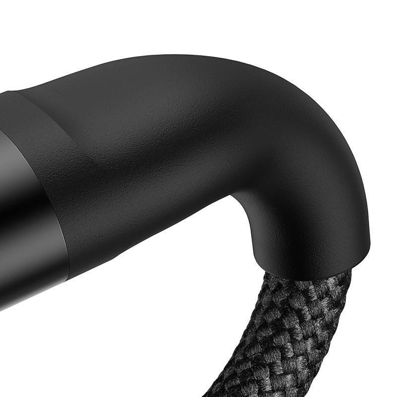 3in1 USB-Kabel Baseus Flash Series 2, USB-C + micro USB + Lightning, 100W, 1,5m (schwarz)