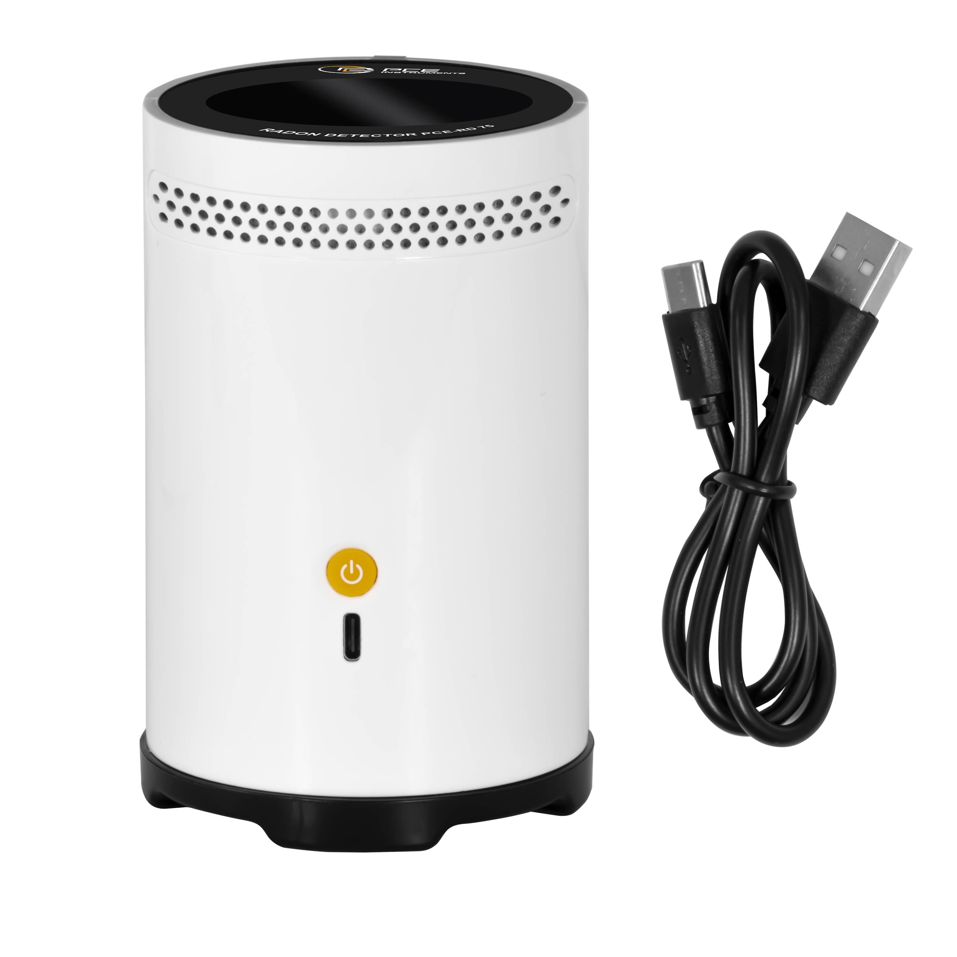 PCE Instruments Gasmessgerät PCE-RD 75 Radonkonzentration 10 kBq/m³ |Speicher |2,1 Zoll HD-Touchscreen |Energiesparmodus