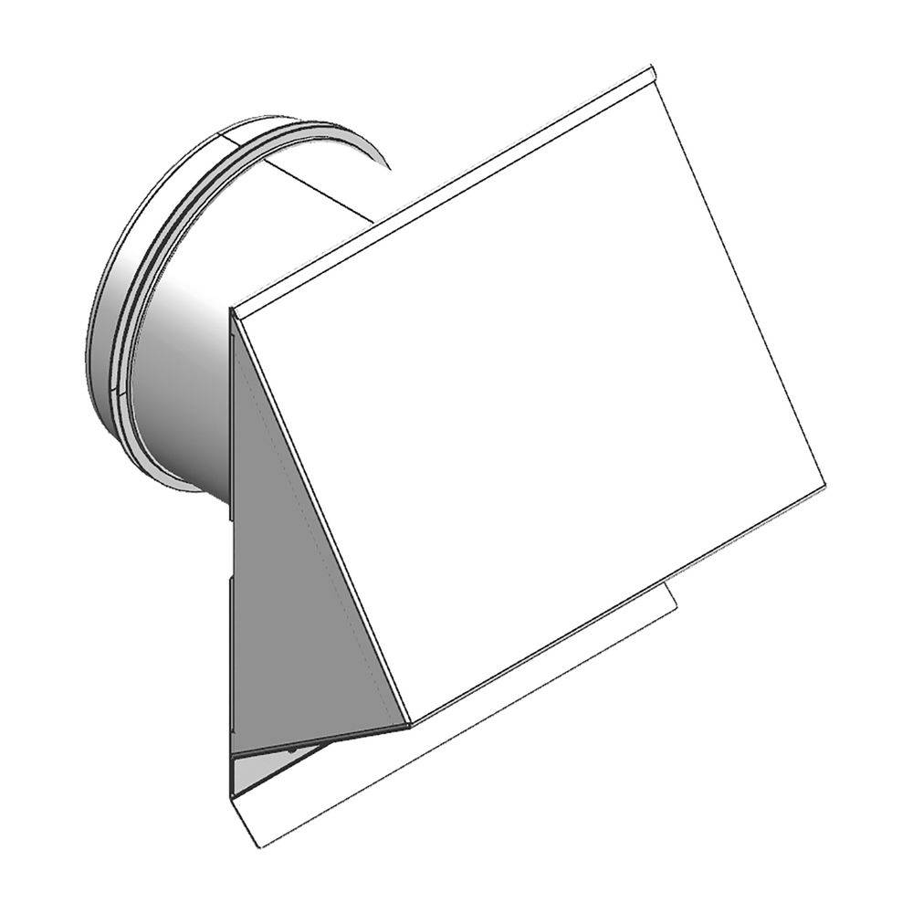 Außenwandblende für EPP-Rohr - Viessmann