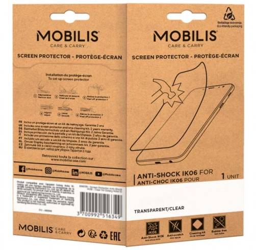 Mobilis 036200, Displayschutz, Unitech, EA510 / UROVO DT50, Transparent, Schmutzabweisend, Staubresistent, Kratzresisten