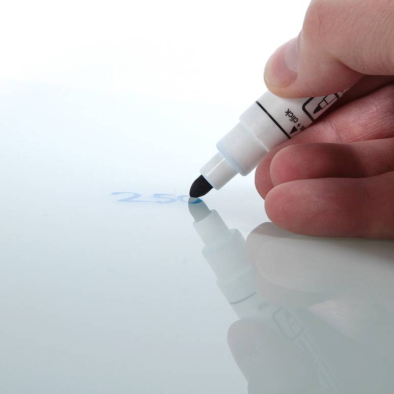 Glasboard Scritto 90x60cm ws