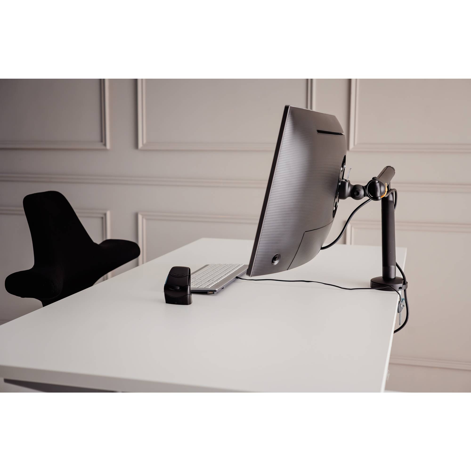 BakkerElkhuizen BE Flexible Single Monitorarm Black