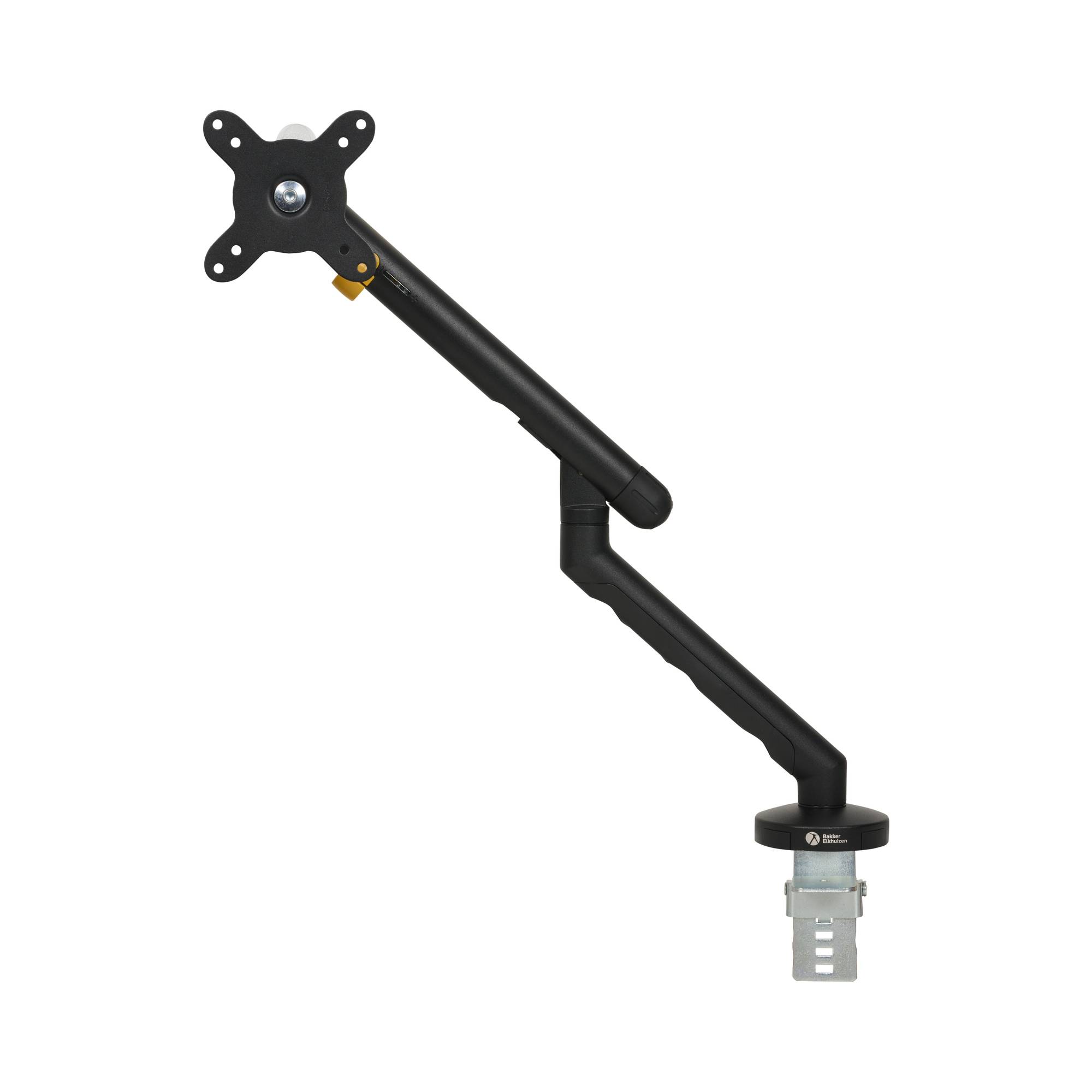 Bakker Elkhuizen Flexible Single - Befestigungskit - adjustable arm with mechanical spring - für Monitor - Aluminium, St