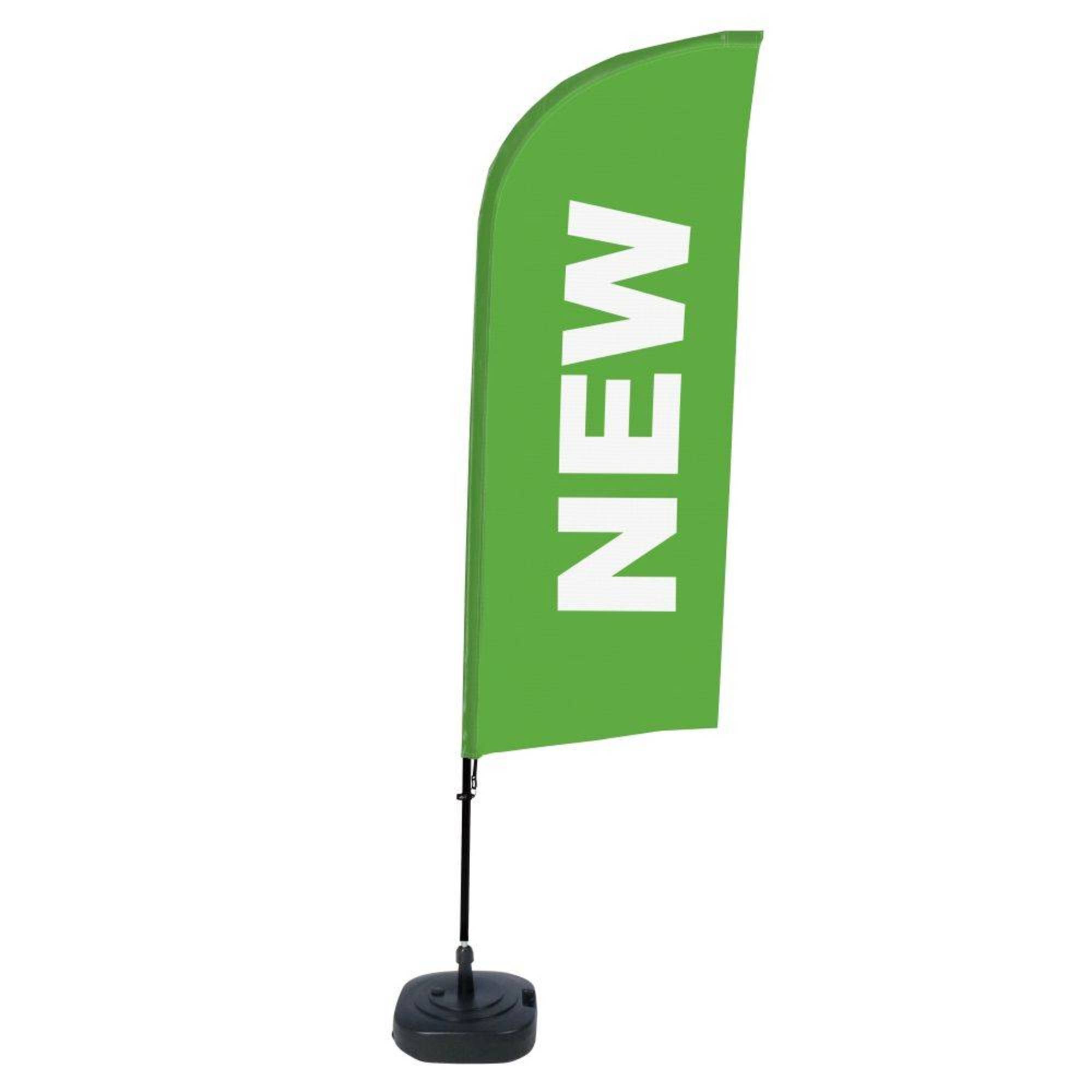 Beachflag Neu gn englisch