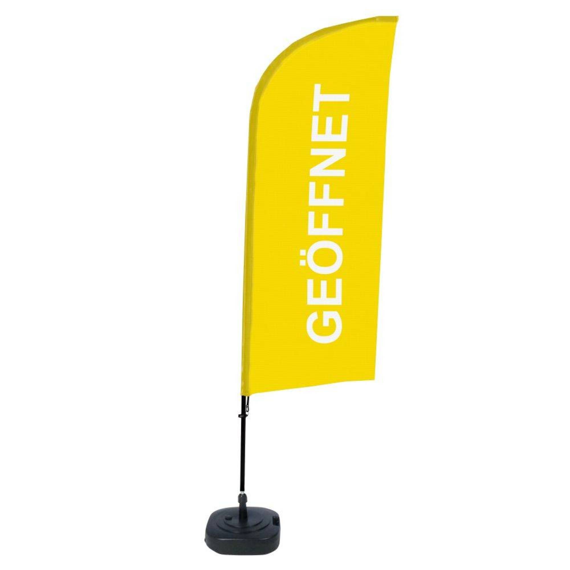 Beachflag Geöffnet ge deutsch