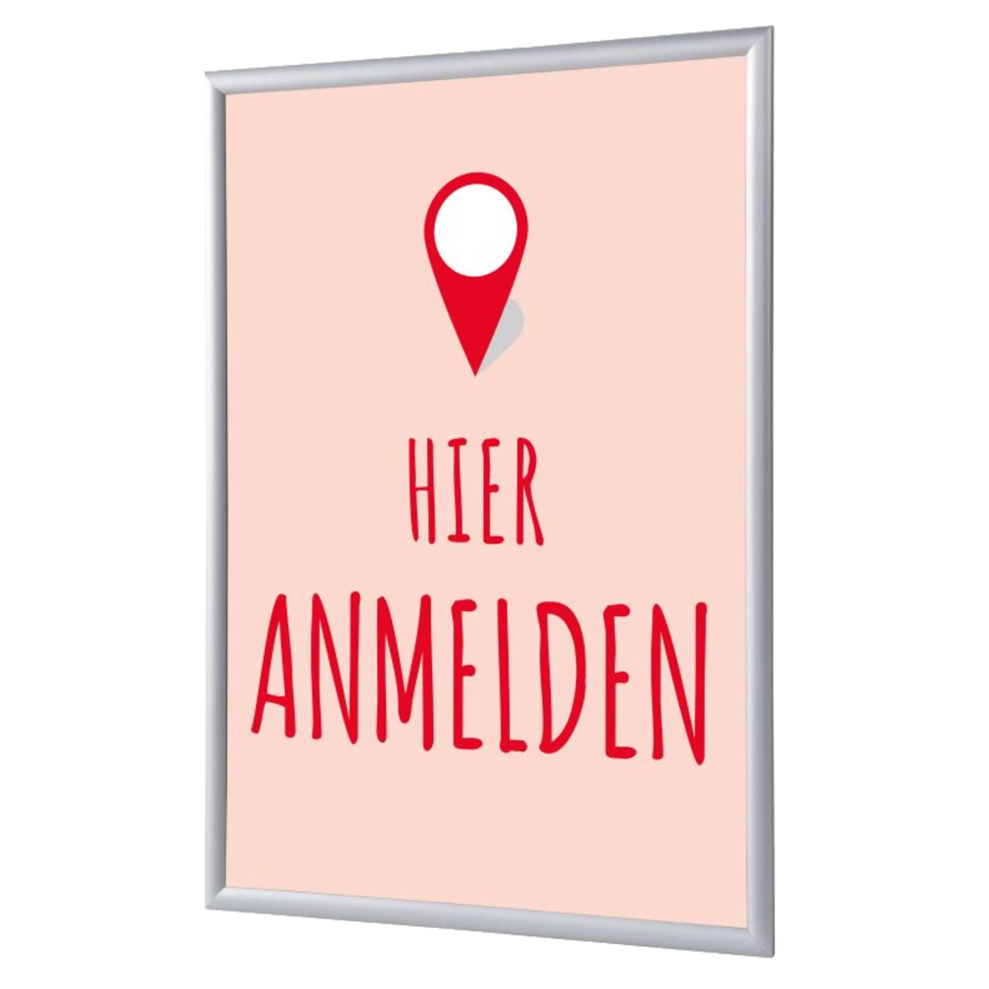 Klapprahmen Hier Anmelden A1 deutsch rt