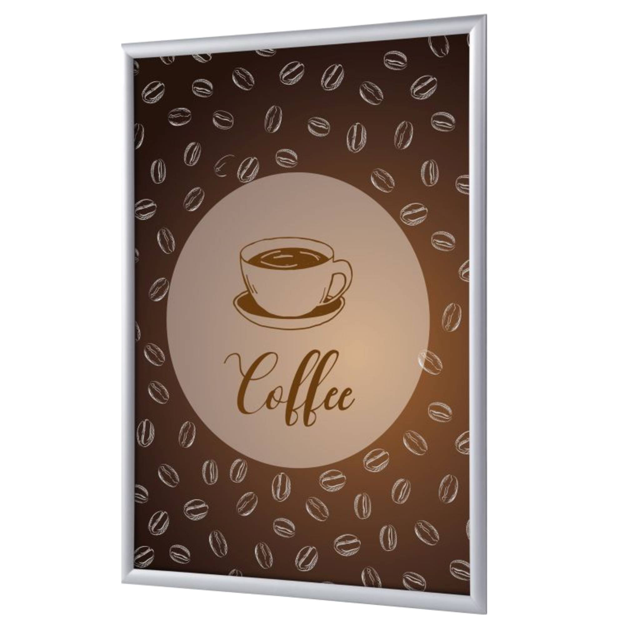 Klapprahmen A1 Kaffee en