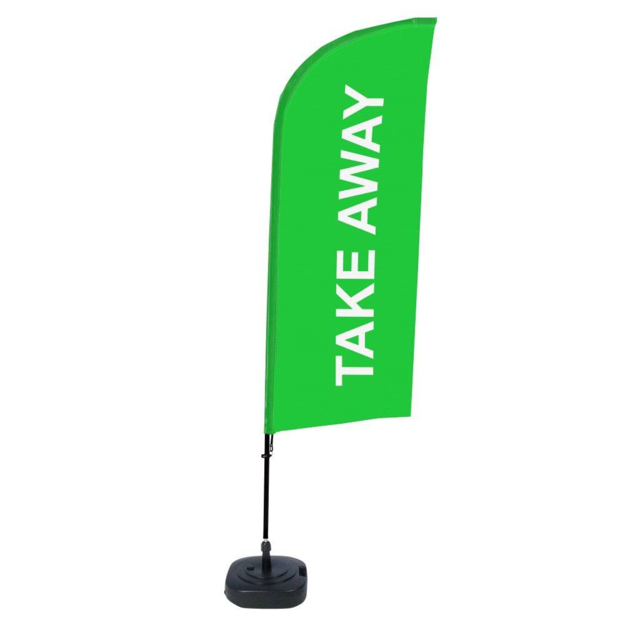 Beachflag Take Away gn