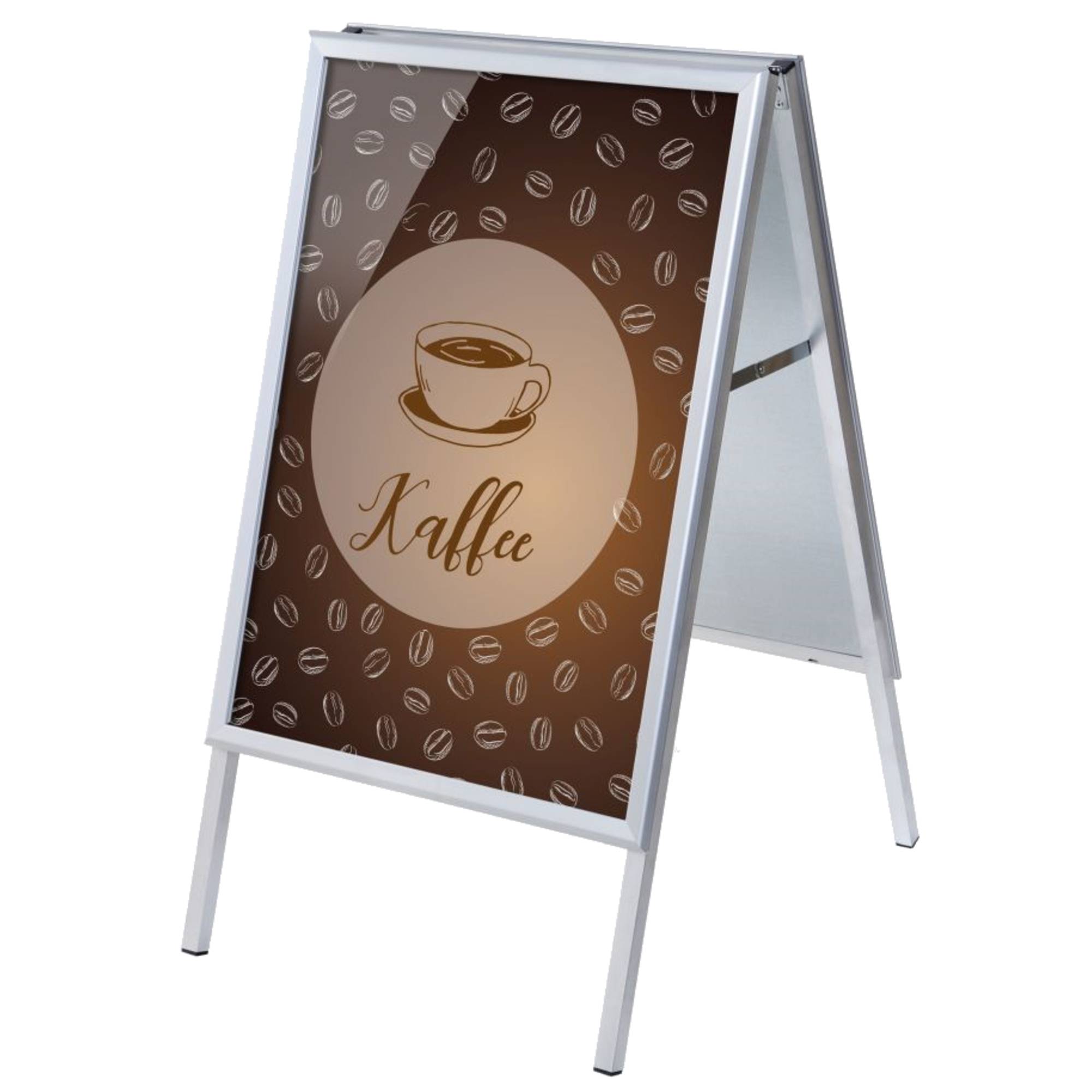 Kundenstopper A1 Set Kaffee deutsch