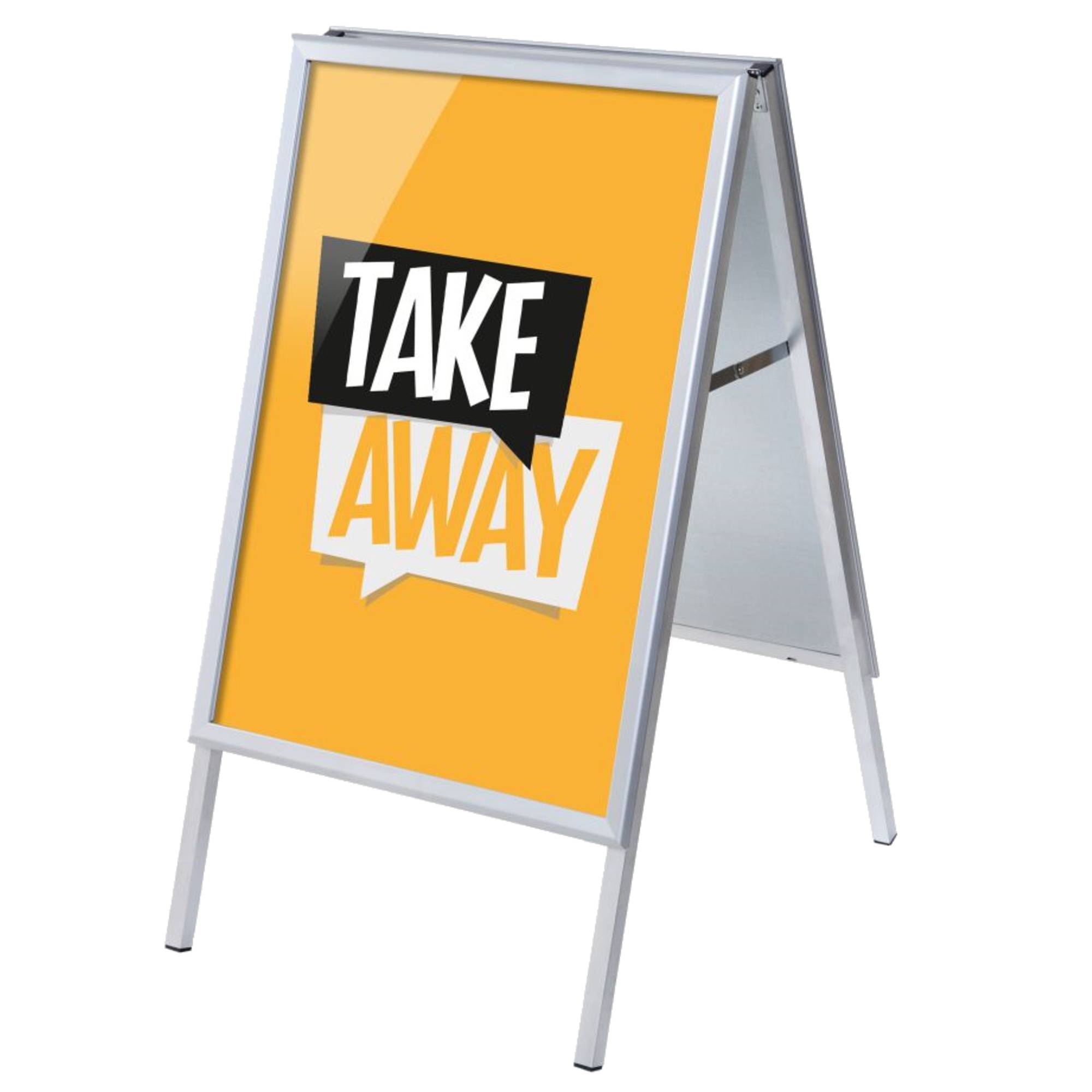 Kundenstopper A1 Set Take Away ge englisch