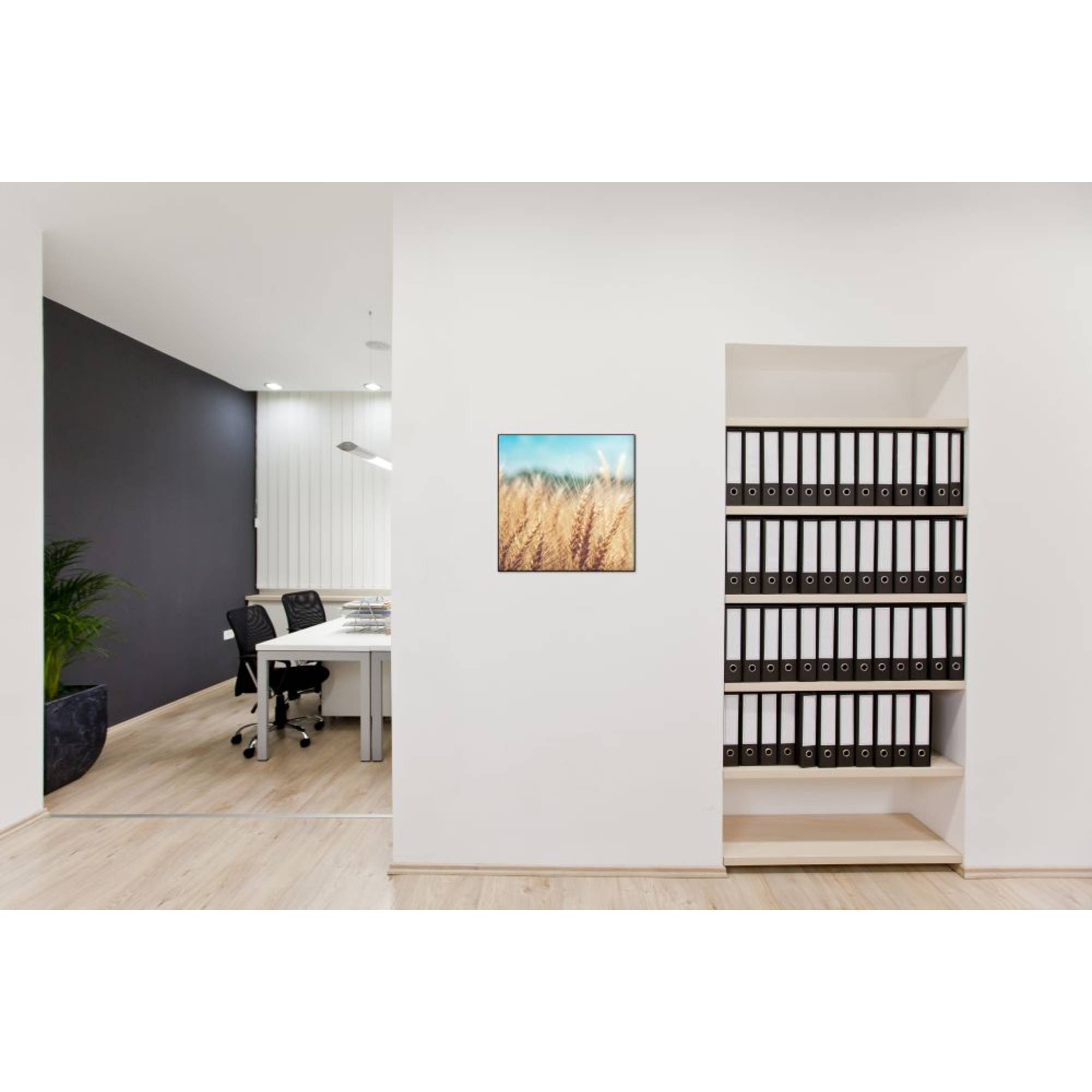 Wanddekoration Set 40x40 Getreidefeld