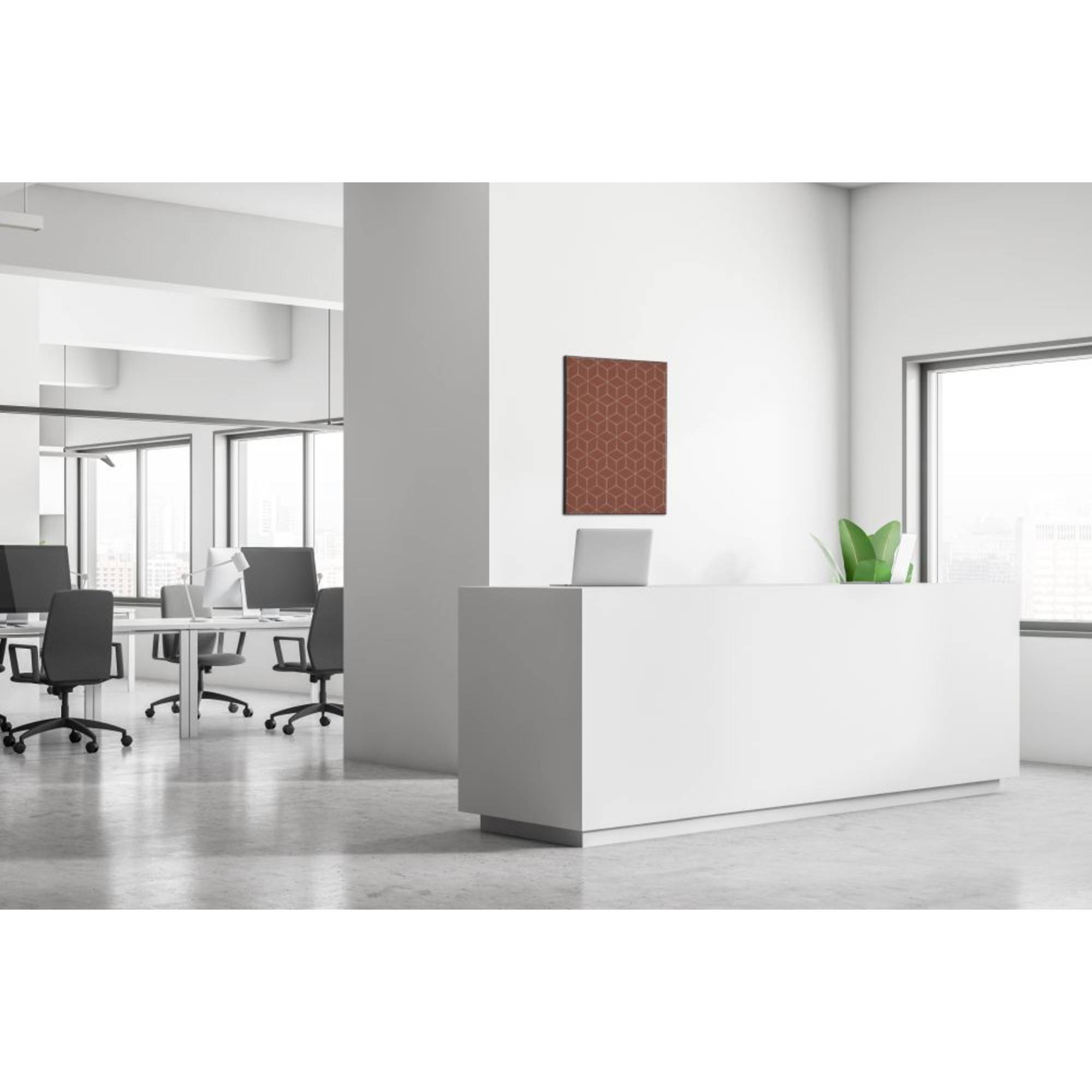 Wanddekoration Set A1 Blätter rt