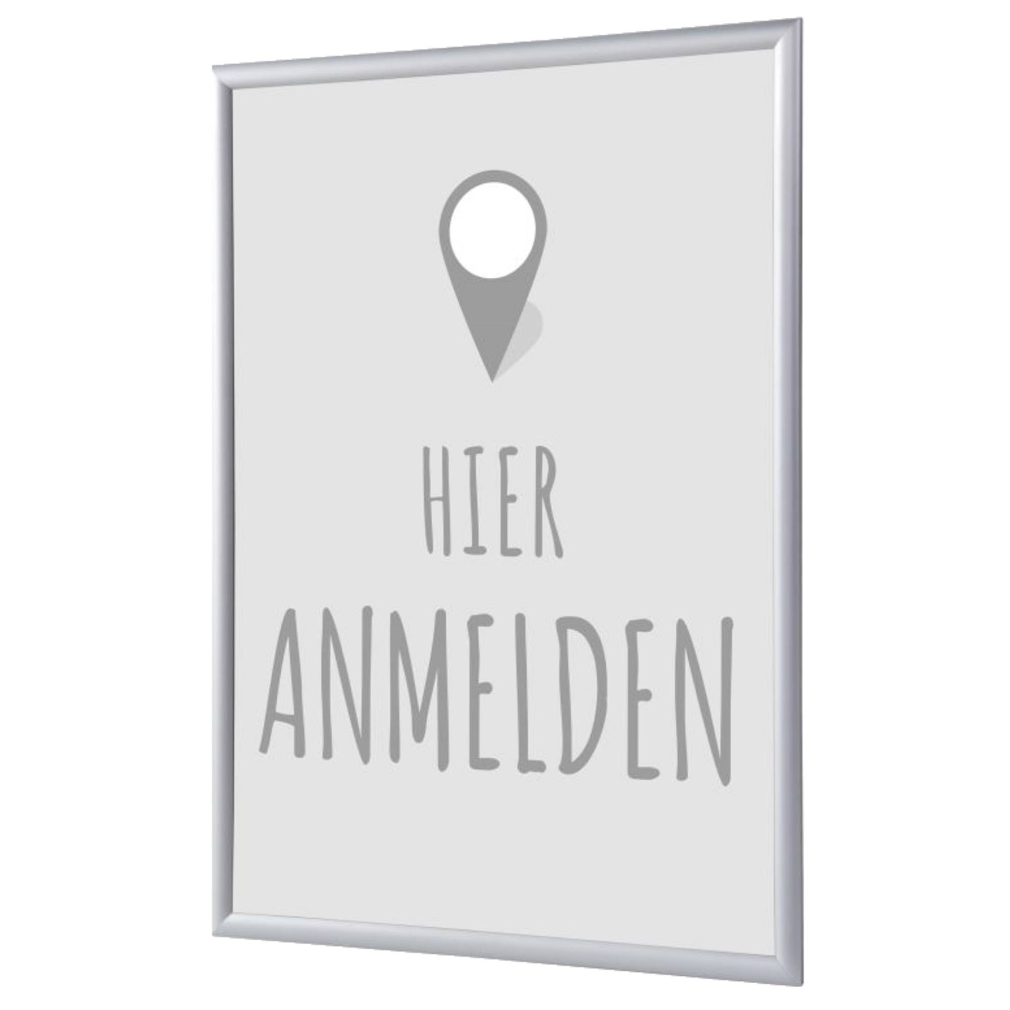 Klapprahmen Hier Anmelden A1 deutsch gr