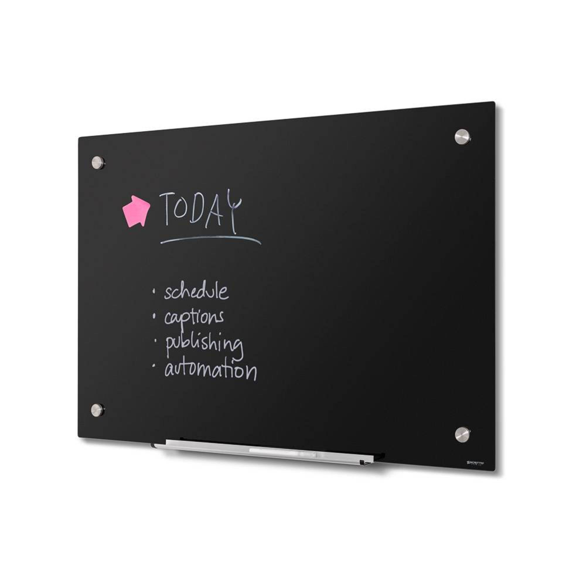 Glasboard Scritto 90x60cm sw