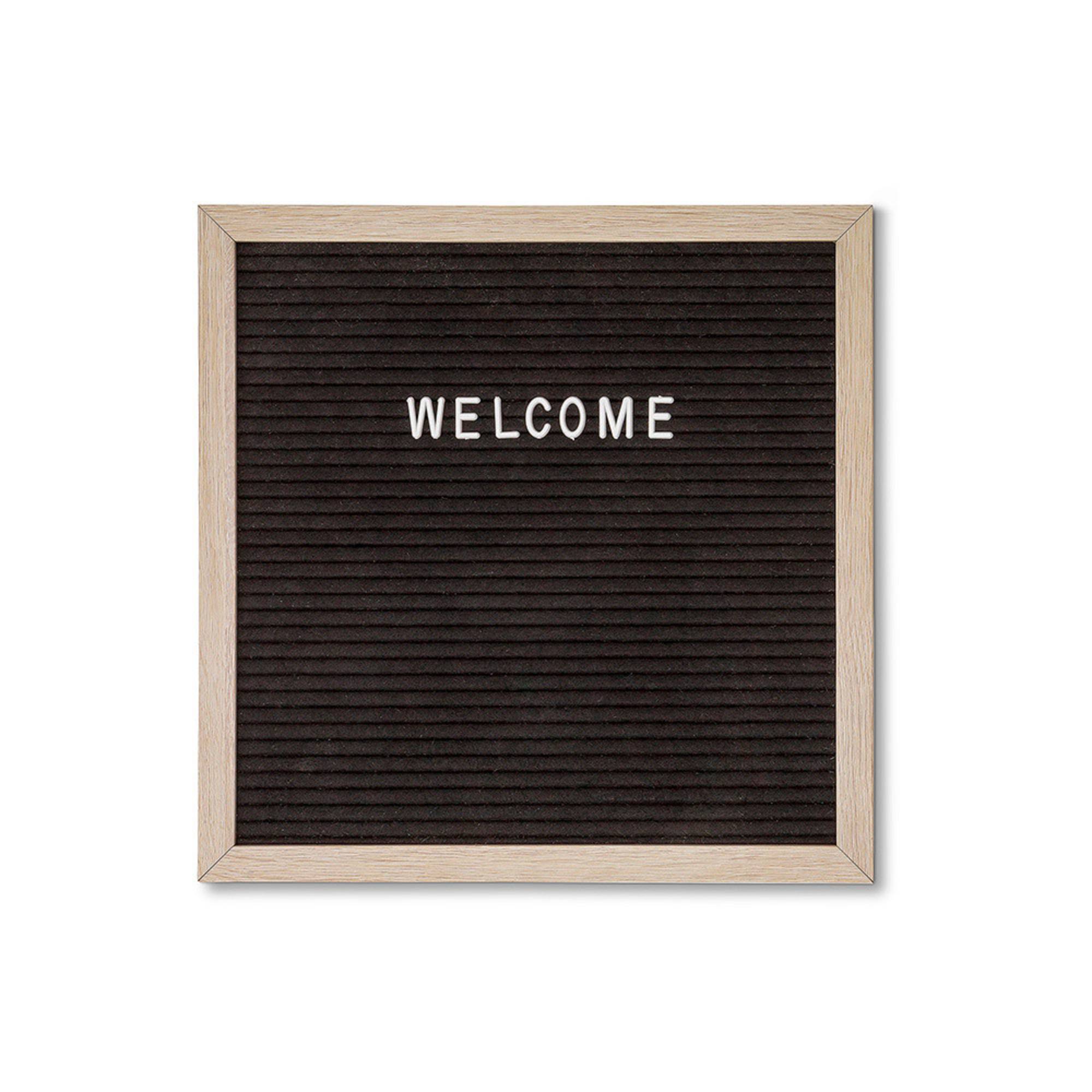 Letterboard 30x30cm hbr