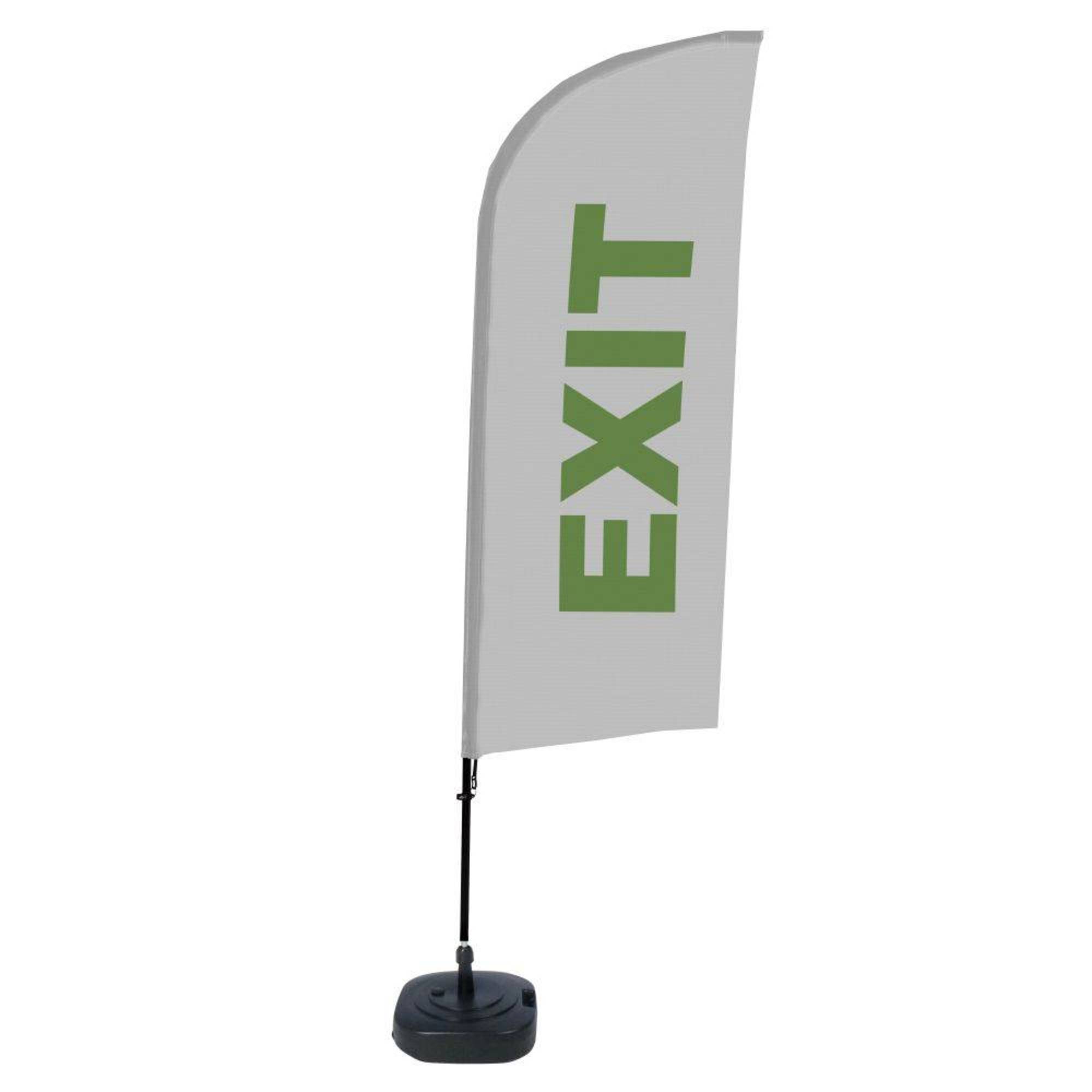 Beachflag Exit gr englisch
