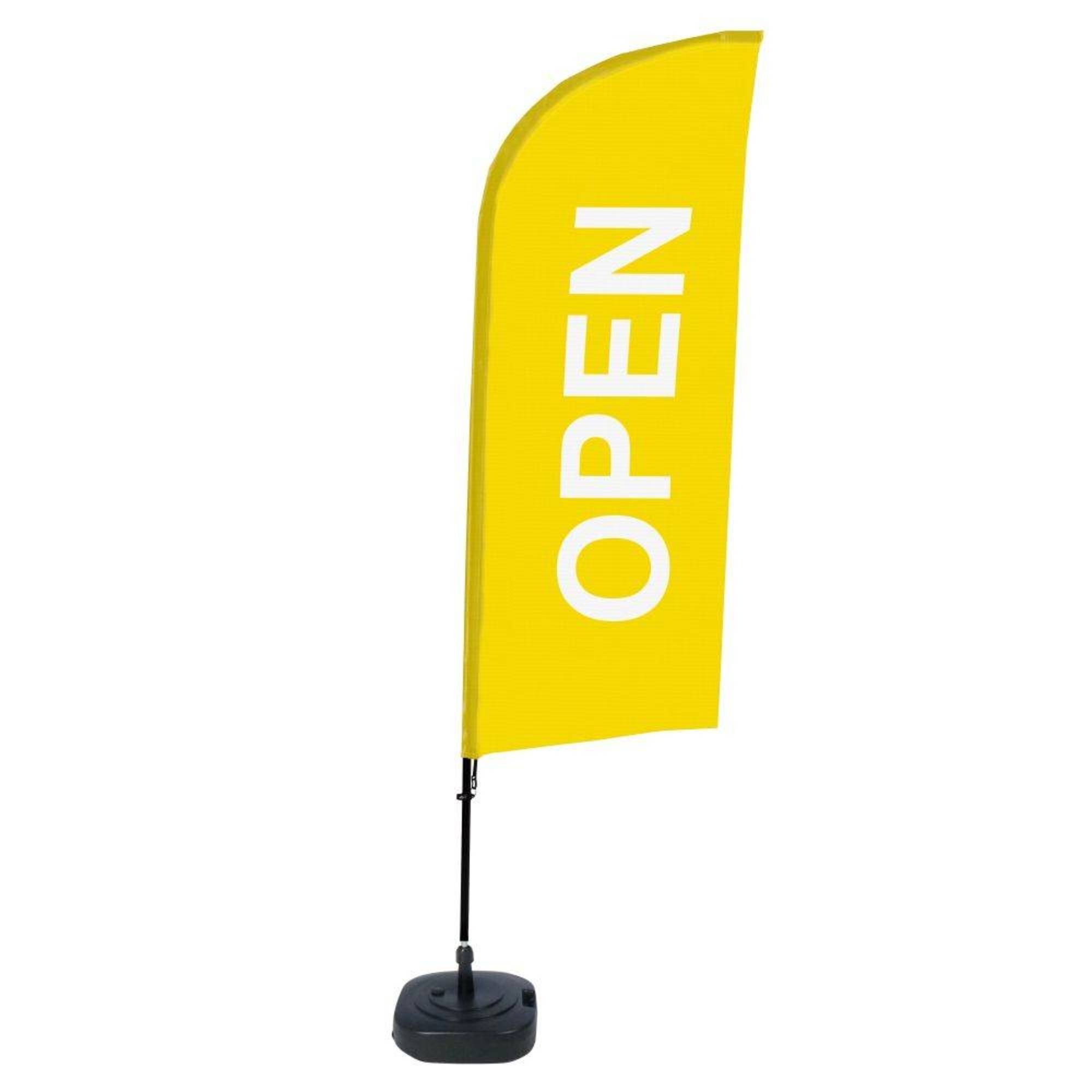 Beachflag Geöffnet ge englisch