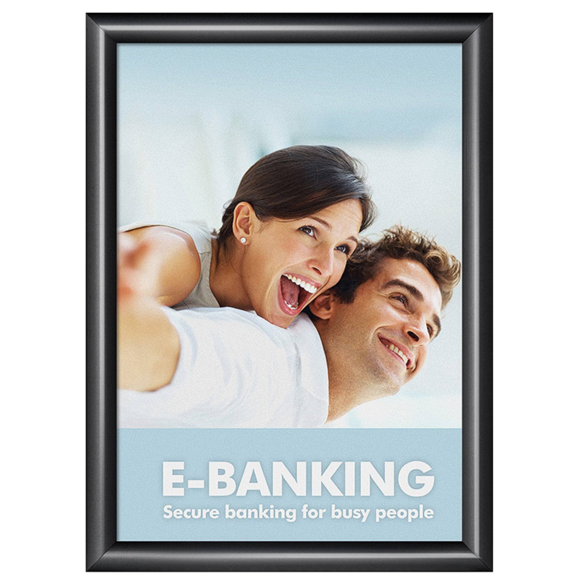 Showdown Klapprahmen A3 Gehrung 25mm sw