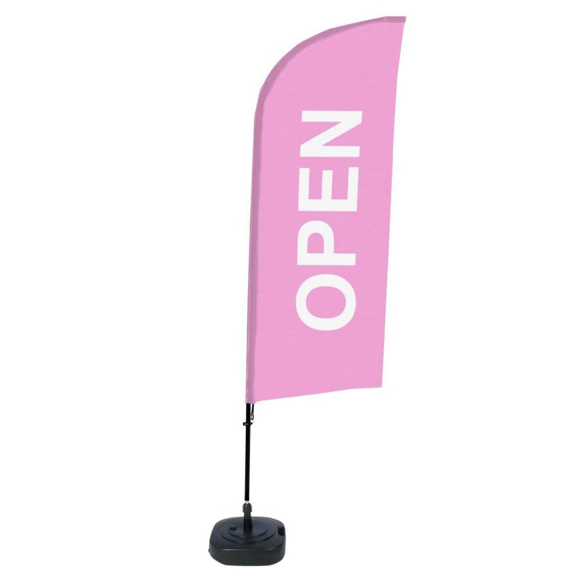Beachflag Geöffnet pi englisch
