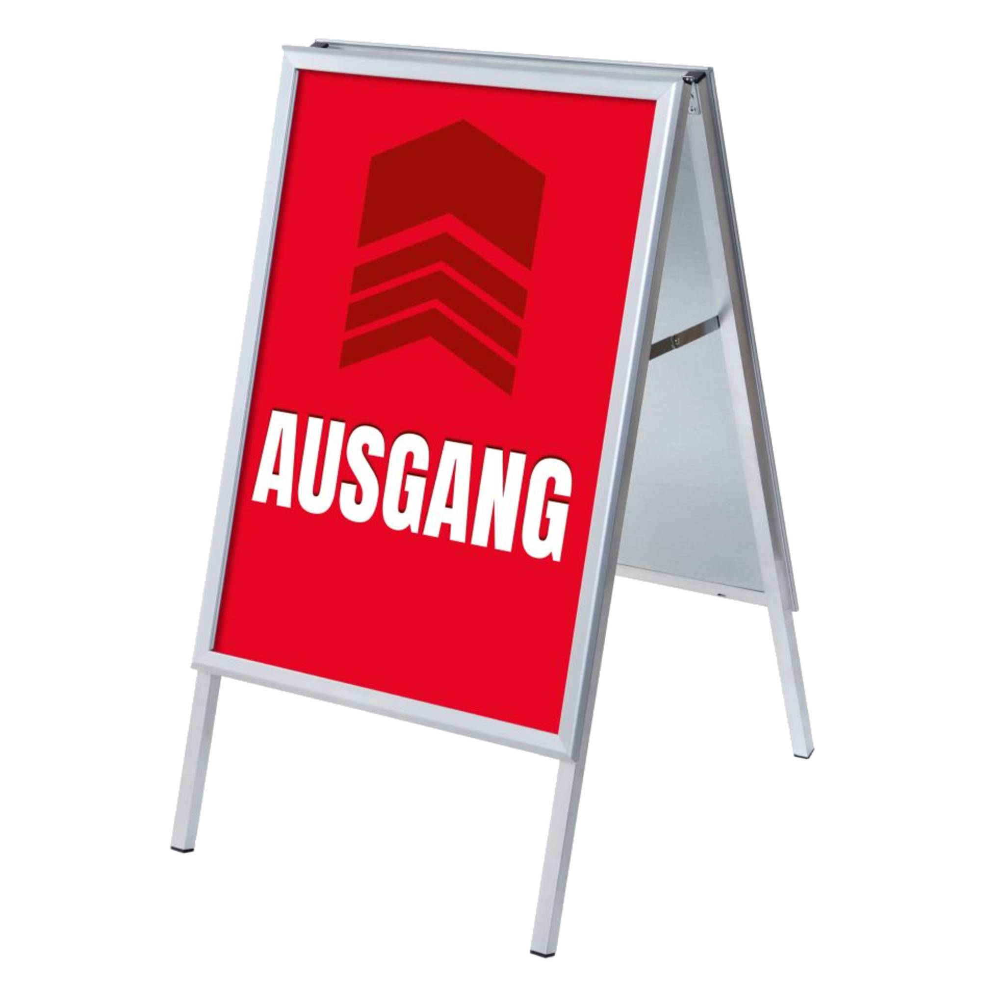 Kundenstopper A1 Set Ausgang rt deutsch