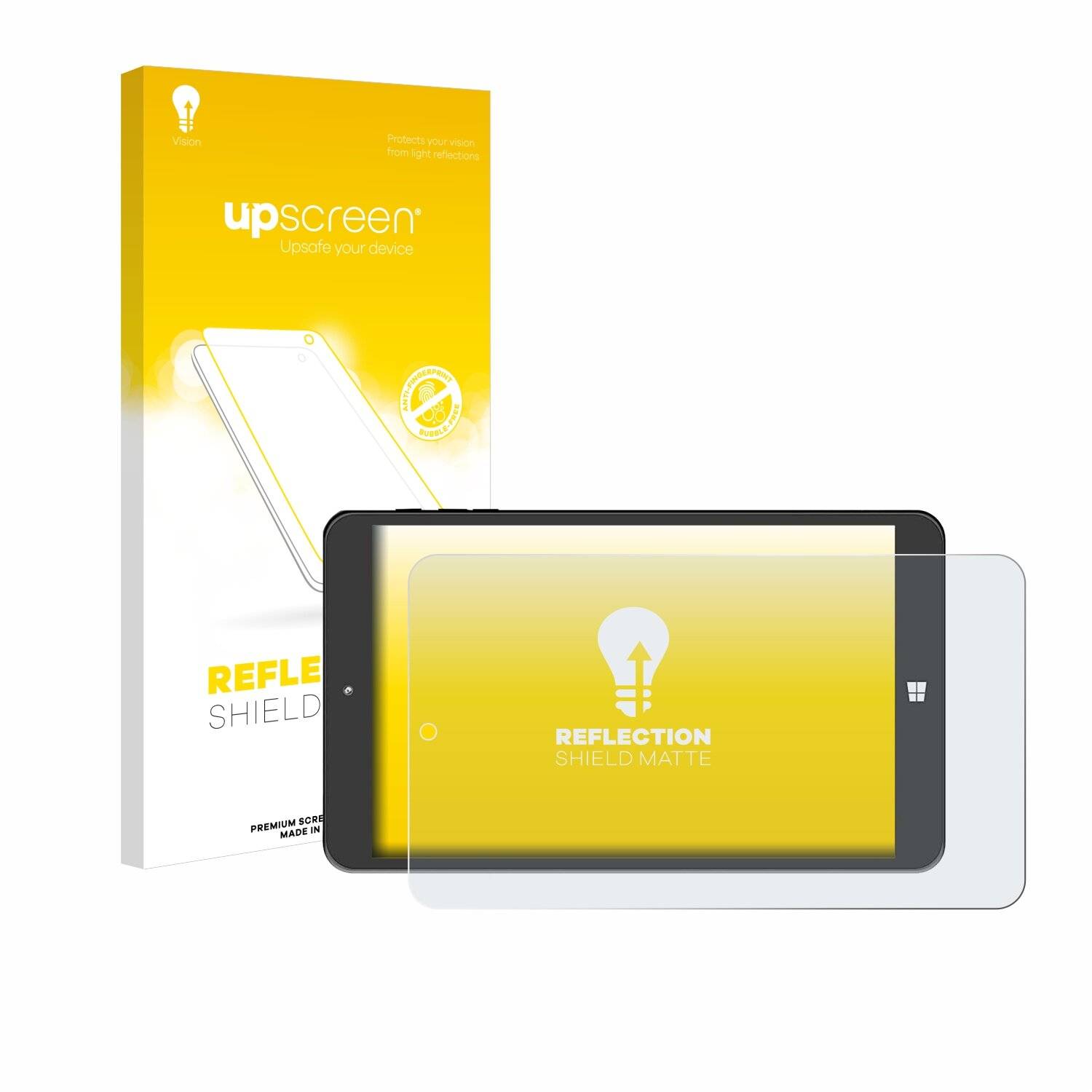 upscreen Reflection Shield Matt Schutzfolie für SZTPS Tablet 8